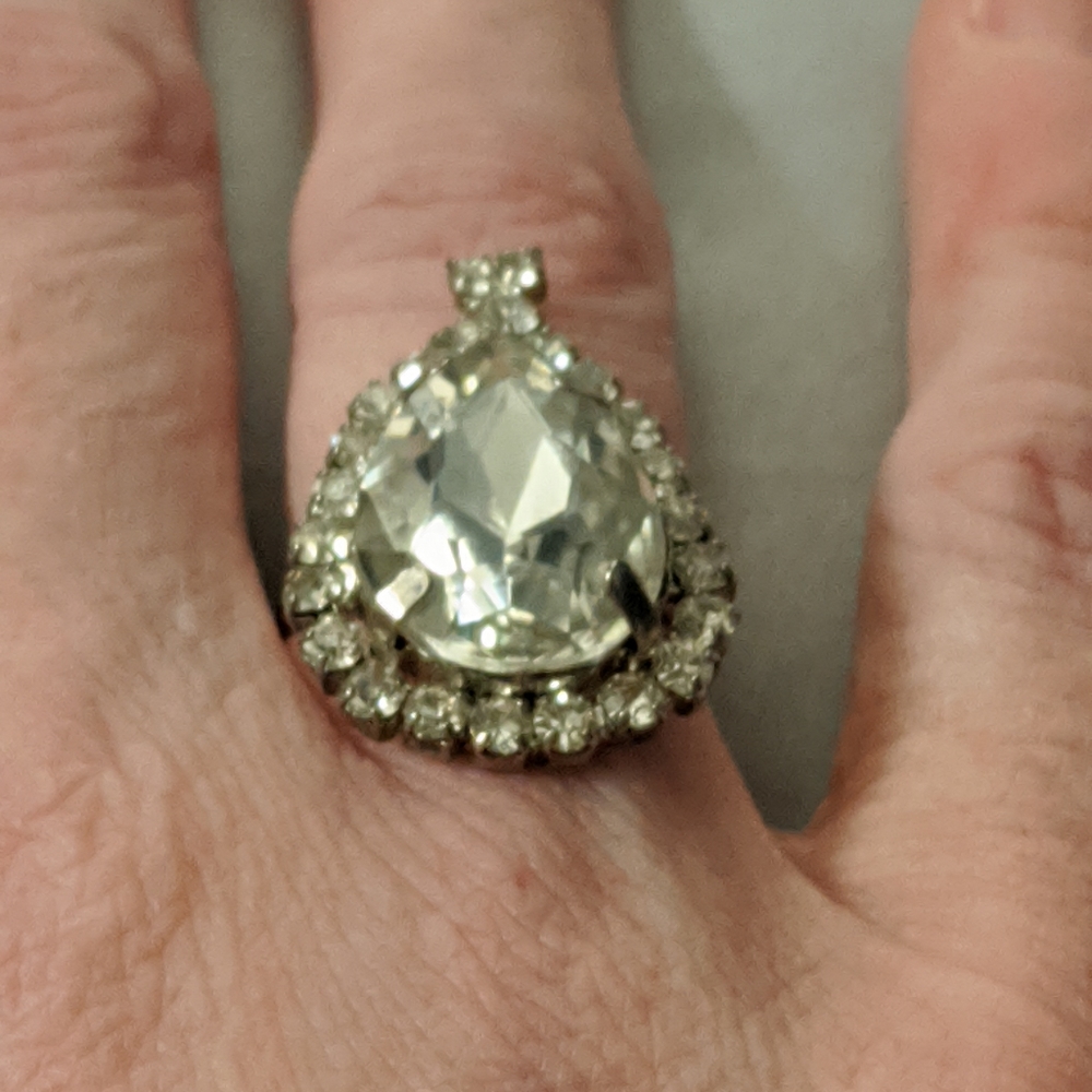 Beautiful Vintage Statement Ring (Adjustable) - image 6